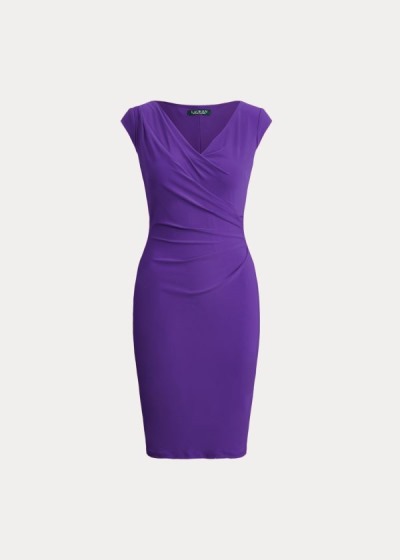 Women's Ralph Lauren Jersey Surplice Dresses | 429570UYR